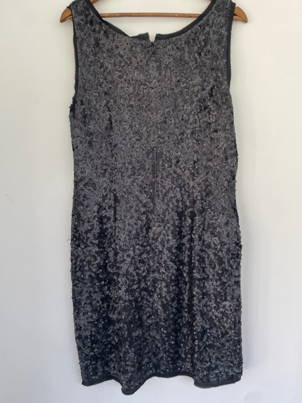 Talbots Black Sequin Sleeveless Shift Dress - Picture 5 of 5
